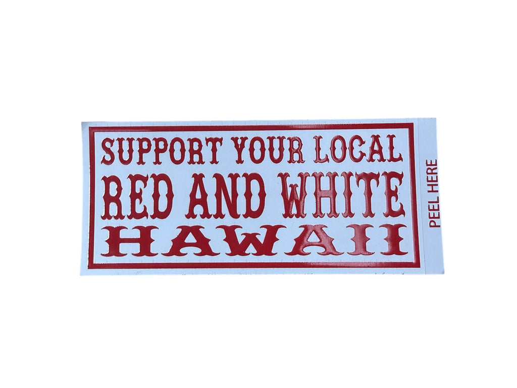 Hawaii 81 support stickers