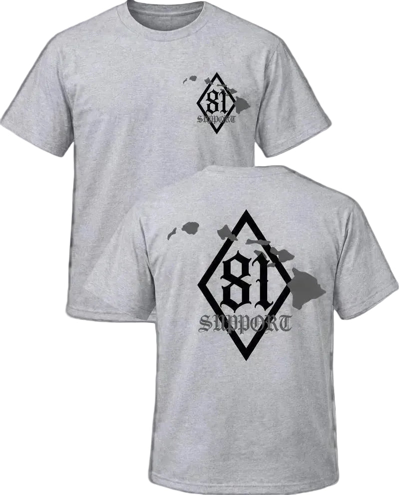 Hawaii Islands 81 Support T-Shirt