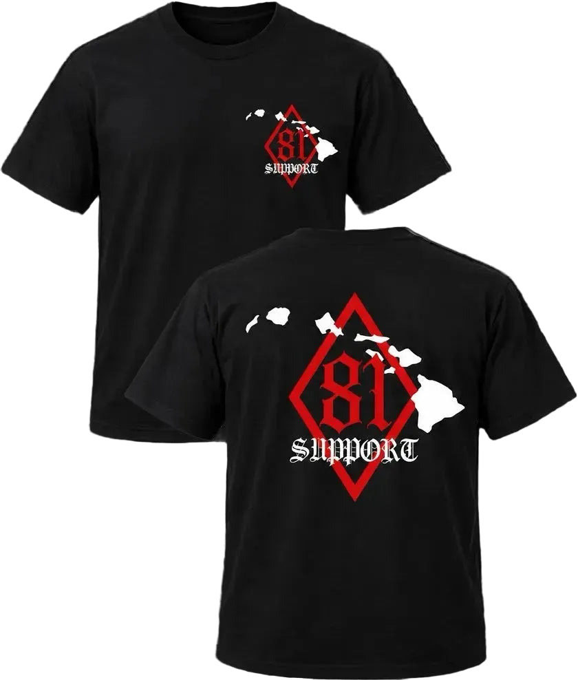 Hawaii Islands 81 Support T-Shirt