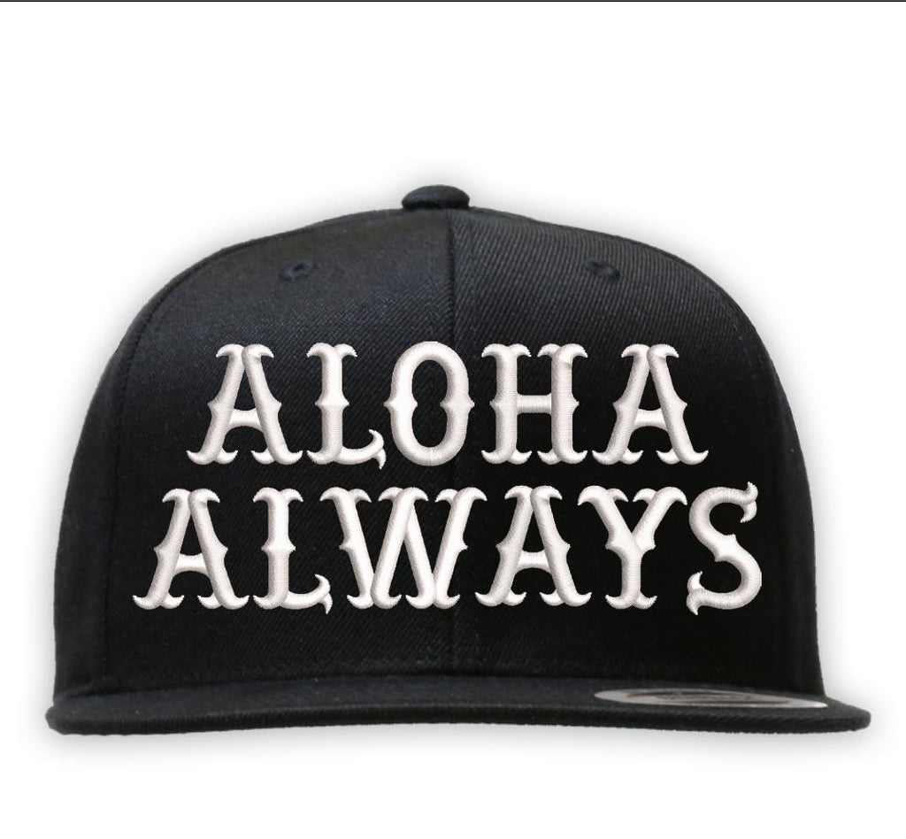 Aloha Always White Snapback