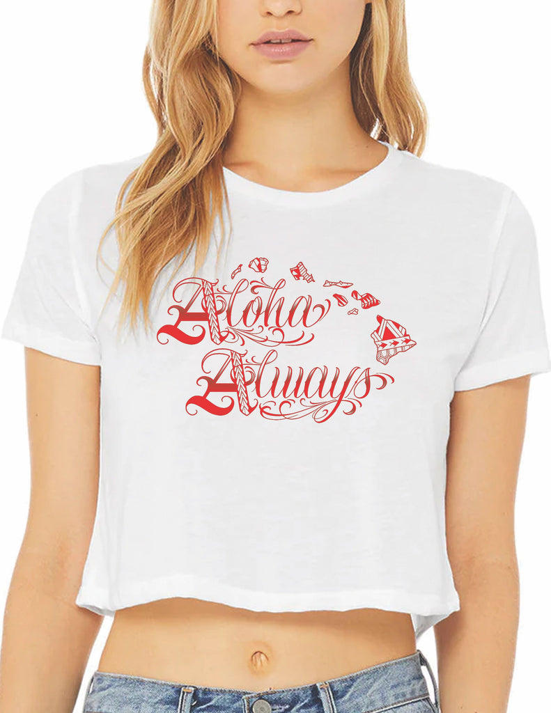 Aloha Always Ladies White