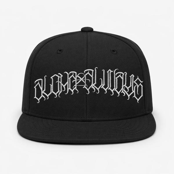 New Aloha Always Black Snap Back