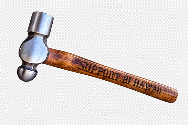 Hammer front with background removed
