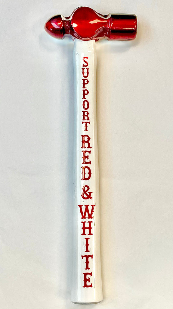 Custom Painted Candy Apple Red & White Support Hammahz